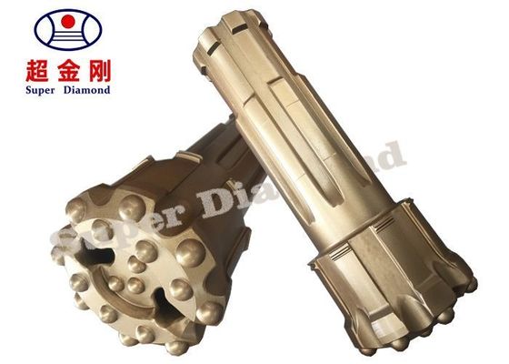 ประเภทการเหมืองแร่ การหมุนเวียนกลับ DTH Hammer Pr52 / Pr52r RC Bit สําหรับการเหมืองแร่ 3 นิ้วถึง 5.5 นิ้ว