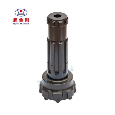 4.5 นิ้วถึง 5.5 นิ้ว หินแข็งเจาะเหล็กสแตนเลส DTH Hammer Button Bit สําหรับเจาะความละเอียดสูง