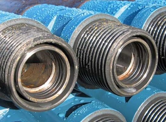 2 inch to 12 inch RC Drill Rod with Metzke and Remet Connection Thread API 3 1/2