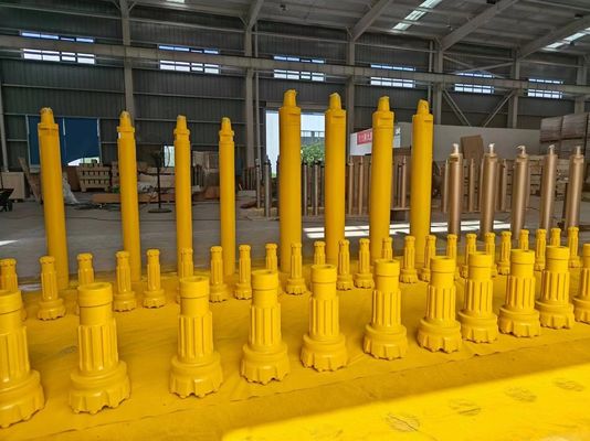 Ql40 Ql50 Ql60 Ql80 DTH چکش ها قطعات برای چاه آب Cop44 54 64 84 چکش های طلا و قطعات حفاری سنگ معدن طراحی شده